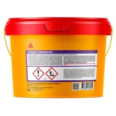 Пропитка защитная для тротуарной плитки и бетона Sika Sikagard-228 Patio гидрофобная 2 л - фото 2