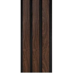 Реечная панель ПВХ 125х3000х8 мм ламинированная мореная береза 0,375 кв.м - фото 7