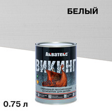 Антисептик Акватекс Викинг декоративный для дерева белый 0,75 л