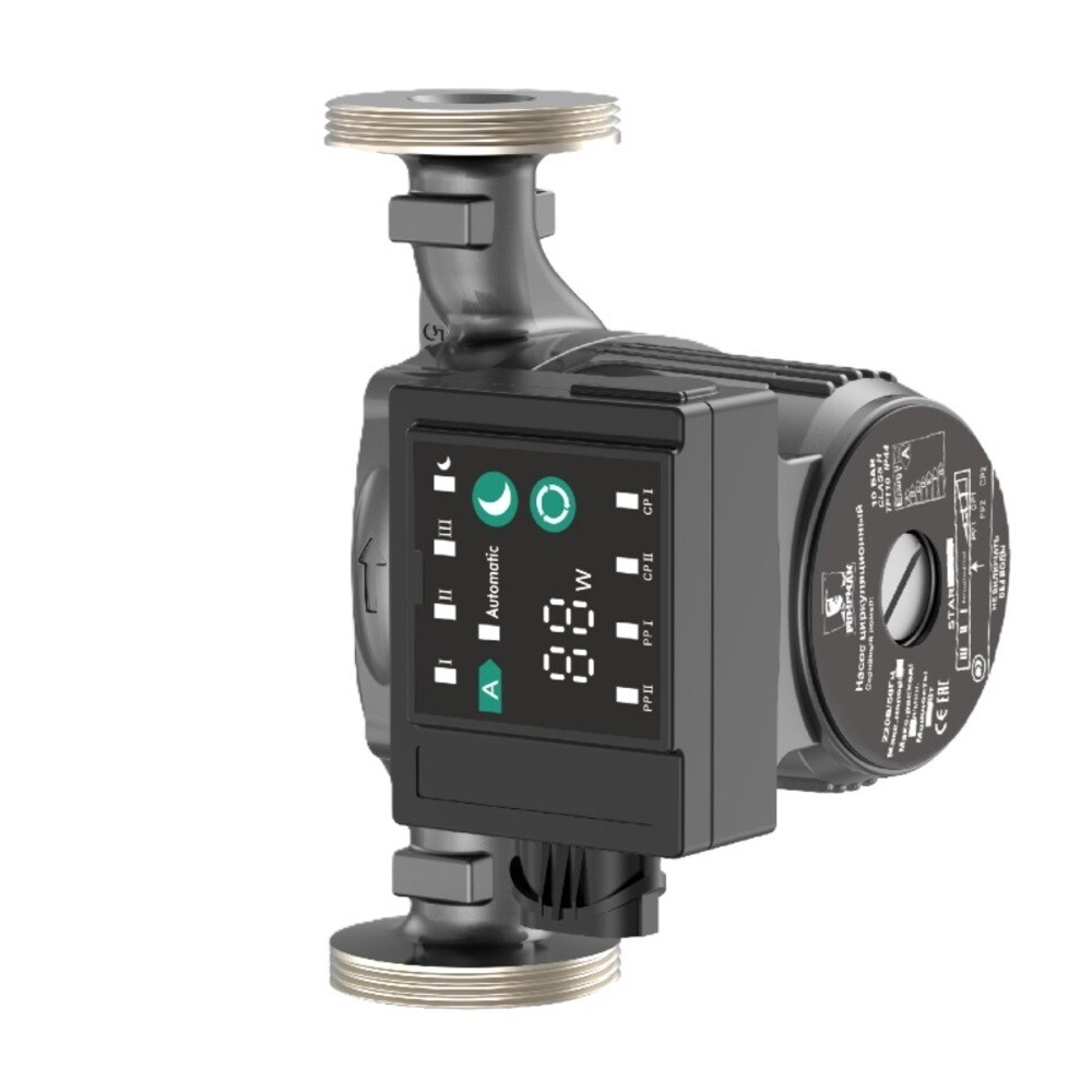 Изображение товара Циркуляционный насос для систем отопления Pumpman DN25 подъем 4 м 180 мм с гайками (STAR25/4A)