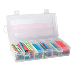 Трубка термоусадочная EKF PROxima ТУТ нг 4/2-20/10 мм 100 мм 5 цветов (105 шт.) - фото 2