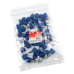 Наконечник штыревой втулочный изолированный EKF PROxima НШВИ-2 14 мм х 16 кв. мм двойной (50 шт.) - фото 2