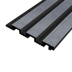 Изображение товара Панель декоративная из экополимера 3D 130х3000х15 мм Солид 4 UHD 01-130L микроцемент 0,39 кв.м