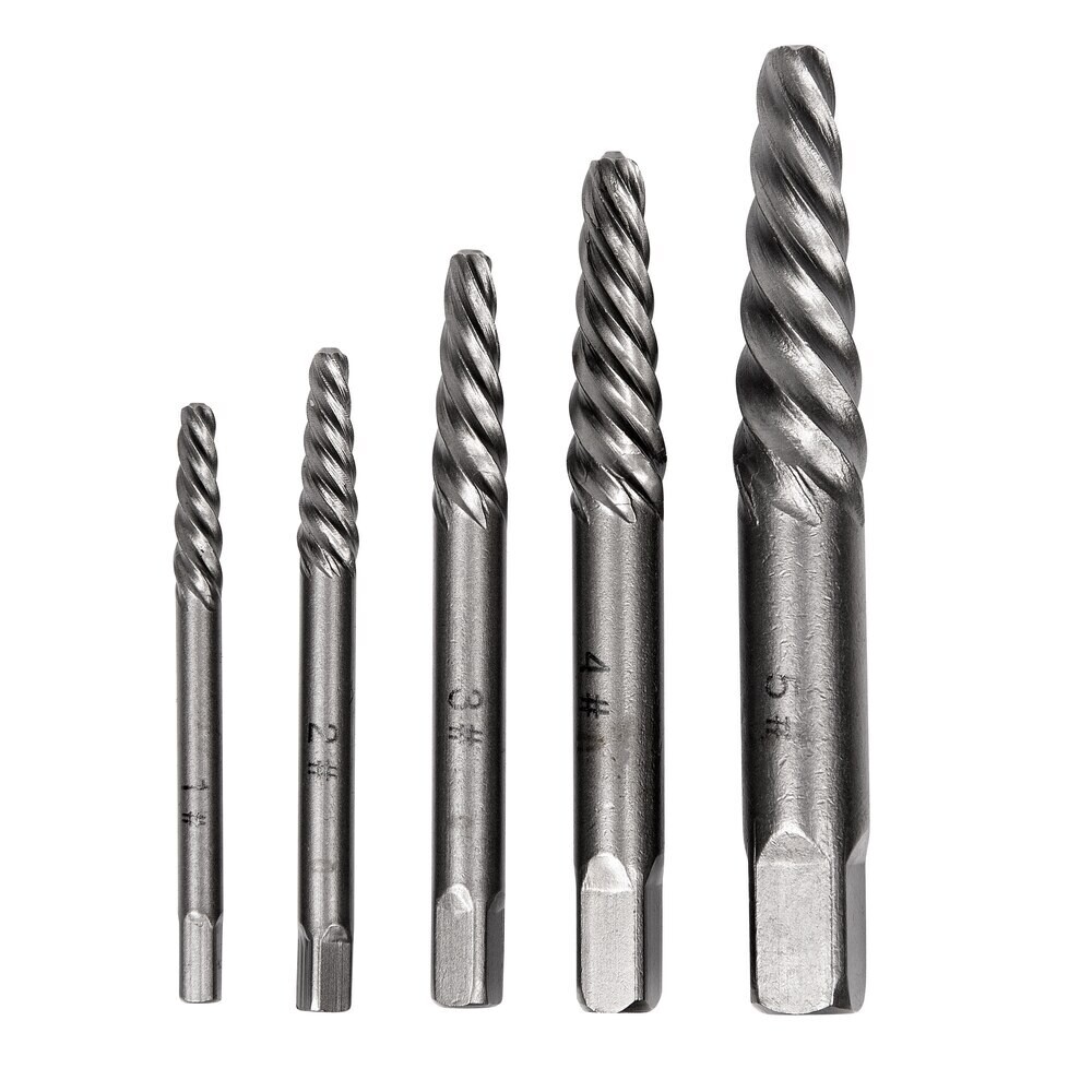 

Набор экстракторов для шурупов Kranz (KR-12-6701) (5 шт.)