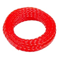 Изображение товара Леска для триммера МТХ витой квадрат 2 мм х 15 м красная (96866)