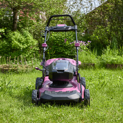 Газонокосилка аккумуляторная КМ АТОМ 36 В 460 мм без АКБ и ЗУ (CL-183BL) - фото 14