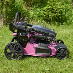 Газонокосилка аккумуляторная КМ АТОМ 36 В 460 мм без АКБ и ЗУ (CL-183BL) - фото 9