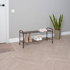 Полка для обуви коричневая ЗМИ Альфа 32 - фото 3