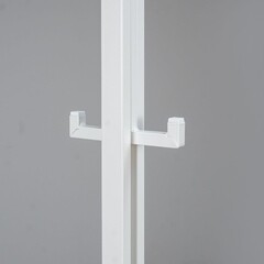 Вешалка напольная металлическая 6 крючков белая ЗМИ Торонто 1 - фото 5