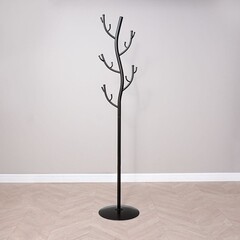 Вешалка напольная металлическая 15 крючков черная ЗМИ Дерево - фото 5