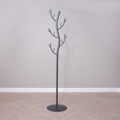 Вешалка напольная металлическая 15 крючков графит ЗМИ Дерево - фото 6