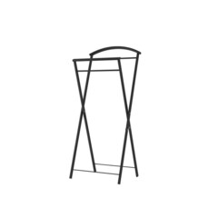 Изображение товара Вешалка напольная костюмная металлическая черная ЗМИ Контур