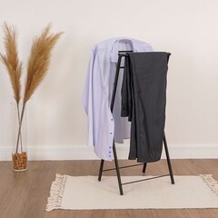 Вешалка напольная костюмная металлическая черная ЗМИ Контур - фото 2