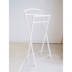 Вешалка напольная костюмная металлическая белая ЗМИ Контур - фото 4