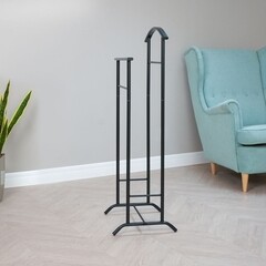 Вешалка напольная костюмная металлическая черная ЗМИ Стиль-3 - фото 4