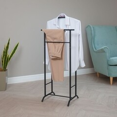 Вешалка напольная костюмная металлическая черная ЗМИ Стиль-3 - фото 3