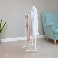 Вешалка напольная костюмная металлическая белая ЗМИ Стиль-3 - фото 5