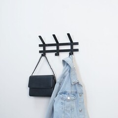 Вешалка настенная металлическая 3 крючка черная ЗМИ Торонто 3 - фото 5