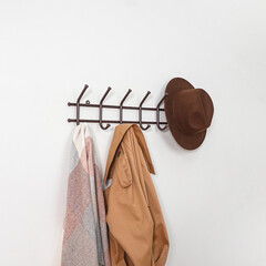 Вешалка настенная металлическая 7 крючков коричневая ЗМИ Норма 7 - фото 2