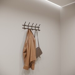 Вешалка настенная металлическая 5 крючков коричневая ЗМИ Норма 5 - фото 2