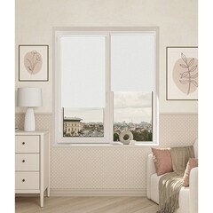 Рулонная штора блэкаут 200х175 см Domlegrand Блэкаут Титан белая - фото 3