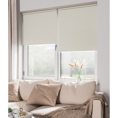 Рулонная штора блэкаут 200х175 см Domlegrand Блэкаут экрю - фото 3