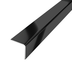 Изображение товара Уголок для плитки полированный прямой наружный нержавеющая сталь 2700х15х15 мм черный зеркальный