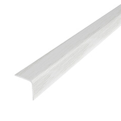 Изображение товара Уголок для плитки ламинированный скошенный край алюминиевый 2700х20х20 мм дуб кантри белый