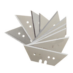 Лезвие для ножа Hesler 19 мм трапеция (10 шт.) металлический корпус ножа - фото 2