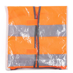 Жилет сигнальный светоотражающий Спрут 52-54 (XL) рост 170-188 см оранжевый - фото 2