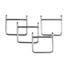 Держатель для перфорированных панелей О-образный металл 50х13х50 мм (4 шт.) - фото 6