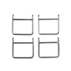 Держатель для перфорированных панелей О-образный металл 50х13х50 мм (4 шт.) - фото 4