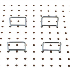 Держатель для перфорированных панелей О-образный металл 50х13х50 мм (4 шт.) - фото 5