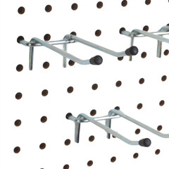 Держатель для перфорированных панелей двойной металл 50х65х100 мм (3 шт.) - фото 5