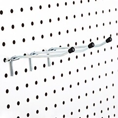 Держатель для перфорированных панелей металл 25х60х100 мм (3 шт.) - фото 4