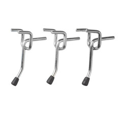 Держатель для перфорированных панелей металл 25х60х50 мм (3 шт.) - фото 6