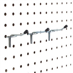 Держатель для перфорированных панелей металл 25х60х50 мм (3 шт.) - фото 4