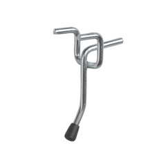 Держатель для перфорированных панелей металл 25х60х50 мм (3 шт.) - фото 1