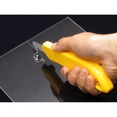 Резак Olfa PC-L 13 мм усиленный пластиковый корпус 3 лезвия - фото 5