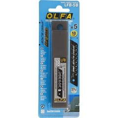 Лезвие для ножа Olfa LFB-5B 18 мм прямое (5 шт.) - фото 2