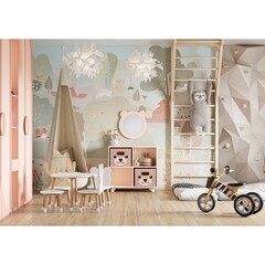 Зеркало фигурное мишка 48х48 см Акватон Каспер розовое (1.A283.3.02C.R1E.0) - фото 7