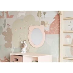 Зеркало фигурное мишка 48х48 см Акватон Каспер розовое (1.A283.3.02C.R1E.0) - фото 8