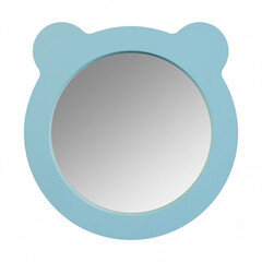 Изображение товара Зеркало фигурное мишка 48х48 см Акватон Каспер голубое (1.A283.3.02C.R0E.0)