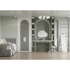 Зеркало фигурное облако 77,5х52,2 см Акватон Каспер (1.A283.6.02C.RE2.0) - фото 9