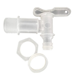 Кран садовый 3/4 для бочки Профитт пластиковый быстросъемный (177318) - фото 6