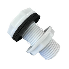 Переходник для врезки в бочку 1/2 Профитт пластиковый (0340159-RCS) - фото 1