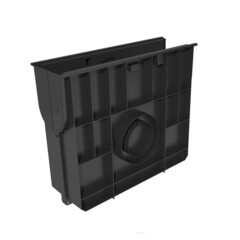 Пескоуловитель для лотка водоотводного пластиковый 500х160х420 мм Gidrolica (808) - фото 6