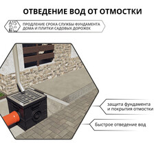 Лоток водоотводный пластиковый 1000х115х95 мм Gidrolica со стальной решеткой класс А15 (080066) - фото 15