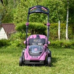 Газонокосилка аккумуляторная КМ АТОМ 36 В 400 мм 4Ач Li-Ion 2 АКБ и ЗУ (CL-184BL/2 KIT) - фото 15