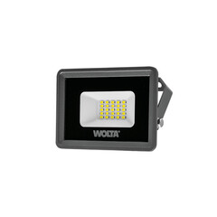 Прожектор светодиодный Wolta WFL 5700К 20 Вт IP65 серый - фото 1